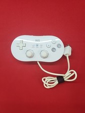 NINTENDO Official OEM Authentic Wii Controller Classic White RVL-005 Working