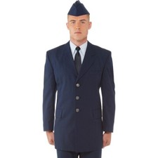 USAF AIR FORCE JROTC CIVIL AIR PATROL ENLISTED BLUE SERVICE DRESS COAT JACKET