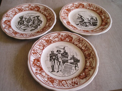 Assiettes parlantes de - 3,