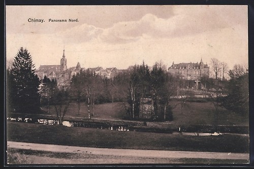 Cpa chimay vue générale - cpa,