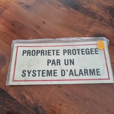 Panneau Propriété protégée