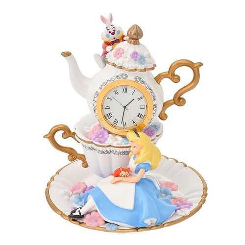 Figurine horloge alice - horloge,