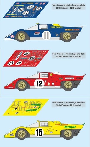 Décal ferrari 512 - décal,