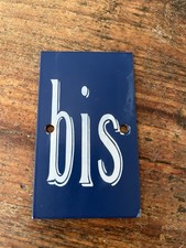 plaque de rue émaillée