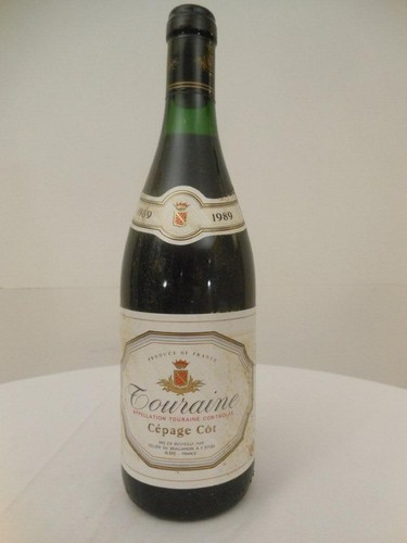 Touraine rouge côt - côt, (malbec)