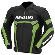 KAWASAKI Veste en Cuir de