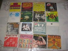 lot de 16 anciens disques