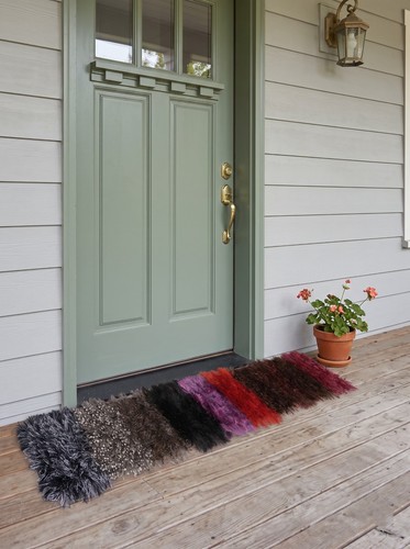 Tapis couloir shag color - tapis,