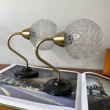 Paire d'appliques vintages col