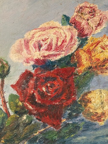 Belle peinture huile - belle,