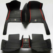 Fit Alfa Romeo Giulia Stelvio 2017-2023 Car Floor Mats Custom Carpets Full Set