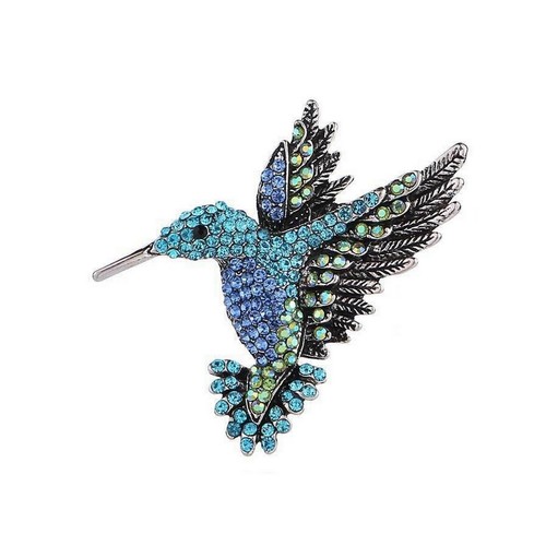 Broche bijou oiseau colibri - bijou,