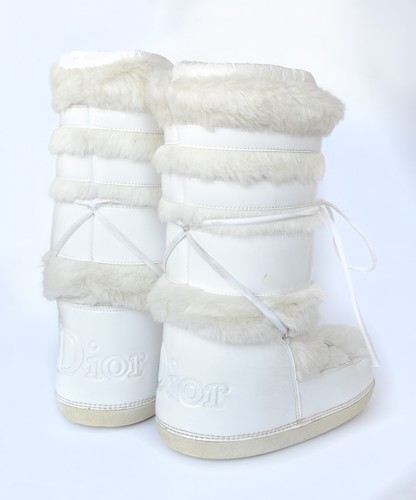 Bottes femme dior moon blanc - bottes,