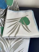 Vintage Tele Carminati Tablecloth And Napkins 96x58,19x19 Inches (12)