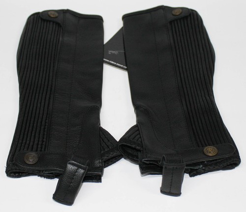 Mini chaps enfant cuir pleine - chaps,