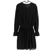 Gant Femme Robe Noire À Pois