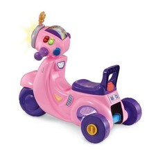 VTECH PORTEUR SCOOTER INTERACTIF 3 EN 1 ROSE