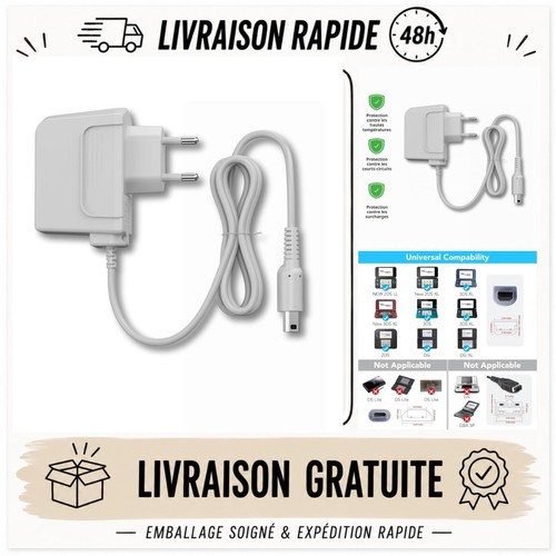 Chargeur nintendo 3ds 2ds - chargeur,