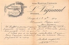 1904 COLORS VARNISHED GLASS GLASS CHEMICALS L VIGNAUD A LIMOGES