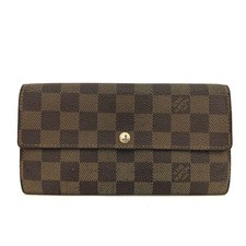 Louis Vuitton Damier Porte Feuille Sarah Long Bifold Wallet Brown/2BJ1367