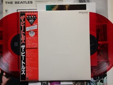 The Beatles "WHITE ALBUM" w/OBI 1986 UK CUT JAPAN LIMITED MONO RED VINYL LP