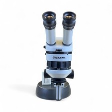 Wild Heerbrugg M5A Stereo Microscope with New Leica Oculars & Boom Stand