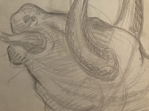 Dessin crayon mise mort - dessin,