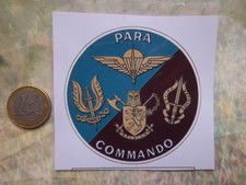 autocollant militaire Belge para commando unité d'élite