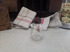 Sucrier en verre avec son