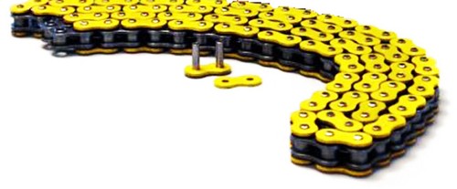 Chaine renforcée jaune pour - jaune,