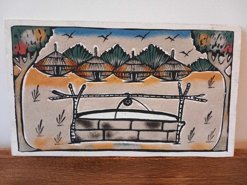Tableau africain sable - tableau,