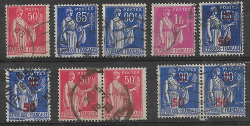 Lot timbres paix 1932 - lot,