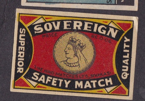Antique match tag - tag, india