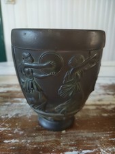 Vase En Pate De Verre  De