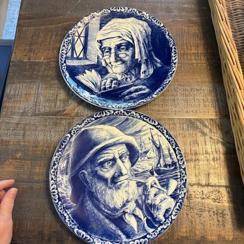 Vintage blue delft boch - delft,