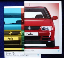 VW Polo 6N brochure, 8/1994, base, servo, Interlagos with supplement technical Data