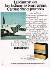 1972 ADVERSSTISING AD BY DIETRICH gas radiator