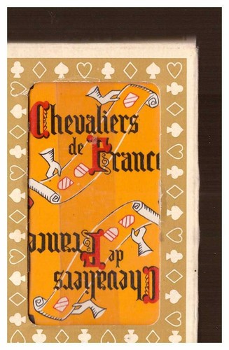 Jeu cartes chevaliers de - de,