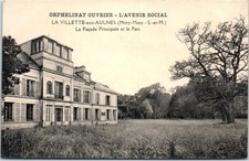 77 LA VILLETTE AUX AULNES old postcard [REF 54103]