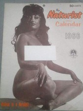1966 THE NATURIST CALENDAR IN COLOR VF !!