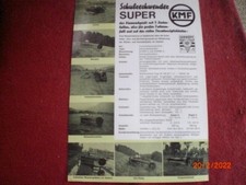 OLD ADVERTISING PROSPECTUS RATEAU FANEUR KMF GERMANY