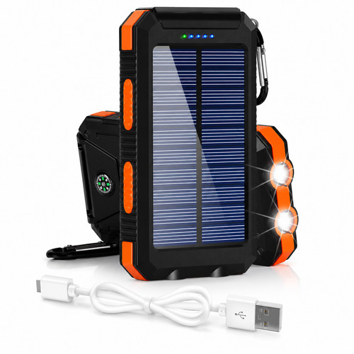 Batterie externe solaire - batterie,