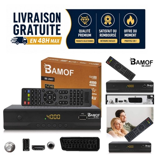 Récepteur satellite bamof - hd,
