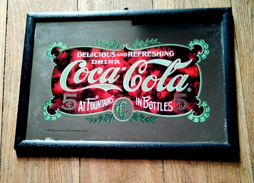 Miroir coca cola 22x32 - cm, tbe