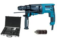 Perforateur Makita HR2631FT12 SDS-PLUS 26Mm, AVT, Double Mandrin, 3 Fonctions