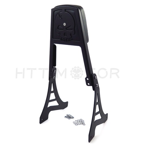 Black skull backrest sissy bar - backrest,