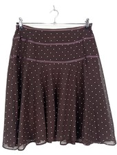 MODESZENE Jupe mi-longue Dames Jupe T EU 40 brun-blanc élégant