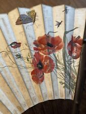 Éventail Signé Art Nouveau &