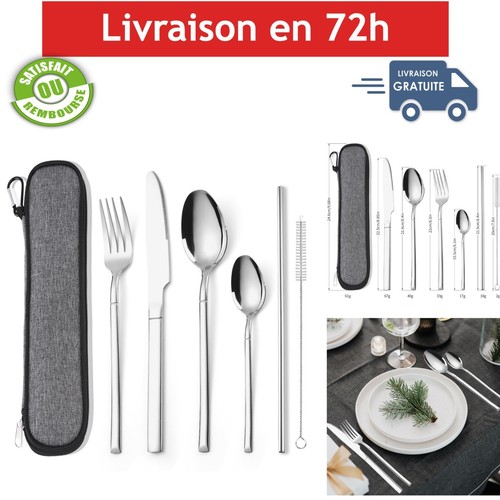 Set couverts voyage - 6, pièces