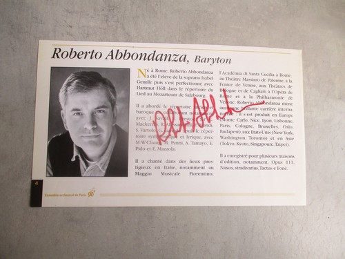 Robert abbondanza baryton - robert,